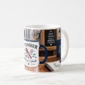 Klempner-Mug 'Einen Spritzer machen' Kaffeetasse (VorderseiteRechts)