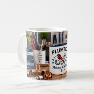 Klempner-Mug 'Einen Spritzer machen' Kaffeetasse