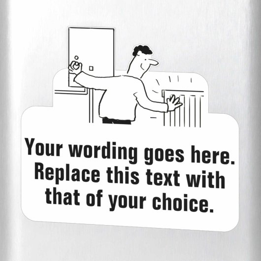 Klempner oder Heizungstechniker Aufkleber