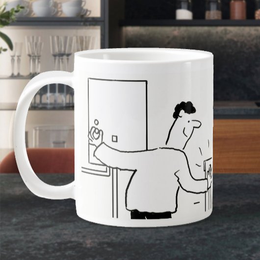 Klempner oder Heizungstechniker Jumbo-Tasse
