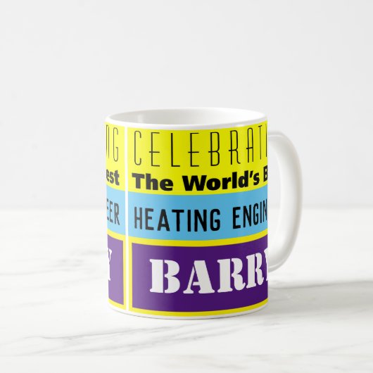 Klempner oder Heizungstechniker Kaffeetasse (VorderseiteRechts)