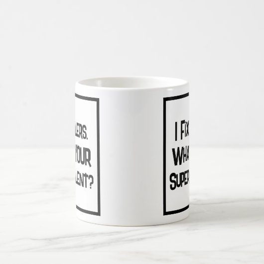 Klempner oder Heizungstechniker Super Talent. Kaffeetasse (Mittel)