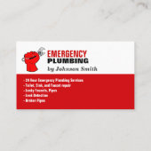 Klempner - örtliche Notanlagendienste Visitenkarte (Rückseite)