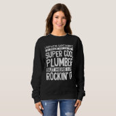 Klempner Pipefitter Klempner nie geträumt, sondern Sweatshirt (Vorne ganz)