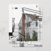 Klempner Postkarte (Vorne/Hinten)