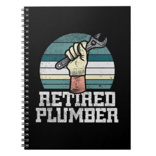 Klempner-Rentenpension Notizblock