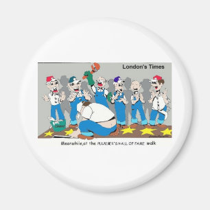 Klempner Ruhmeshalle Lustige Geschenke T-Shirts Sa Magnet