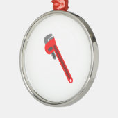 Klempner-Schlüssel Ornament Aus Metall (Links)