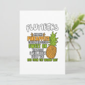 Klempner sind wie Ananas. Ankündigung (Stehend Vorderseite)