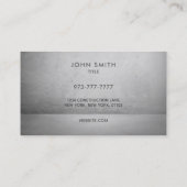 Klempner-Slogan-Visitenkarten Visitenkarte (Rückseite)