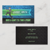 Klempner-Slogan-Visitenkarten Visitenkarte (Vorne/Hinten)