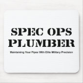 Klempner Spezifikt. Ops Mousepad (Vorne)