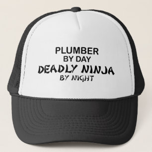 Klempner tödliches Ninja bis zum Nacht Truckerkappe