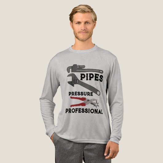 Klempner Tri-Blend shirt (Volle Vorderseite)