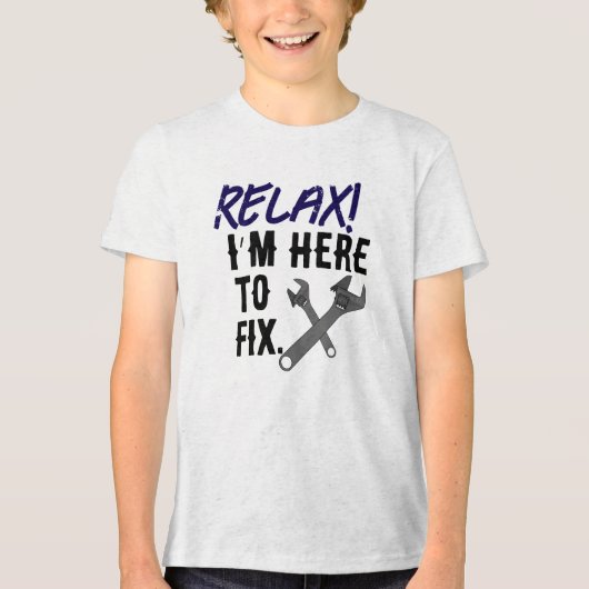 Klempner Tri-Blend Shirt (Vorderseite)