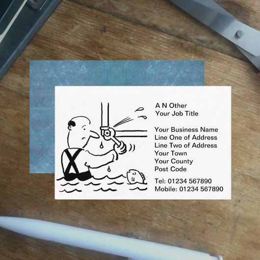 Klempner und Rohre Visitenkarte