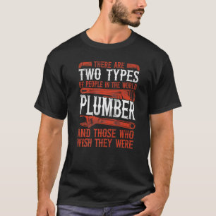 Klempner Vintag gibt es zwei Typen von PE T-Shirt