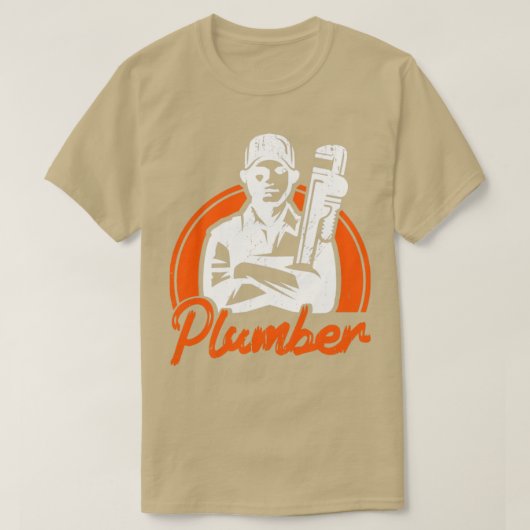 Klempner Vintager Klempner1 T-Shirt (Design vorne)