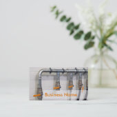 Klempner Visitenkarte (Stehend Vorderseite)