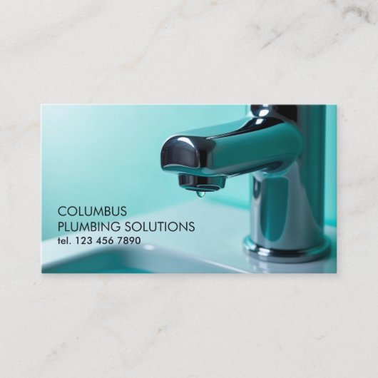 Klempner Visitenkarte (Vorderseite)