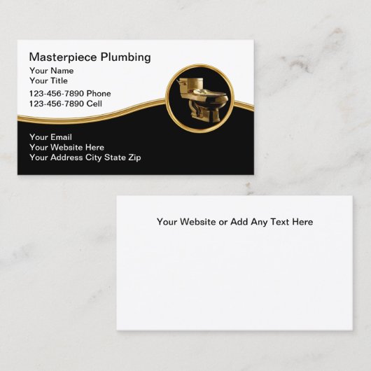 Klempner Visitenkarte (Vorne/Hinten)