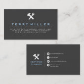 Klempner-Visitenkarte-/-heimwerker-Visitenkarten Visitenkarte (Vorne/Hinten)