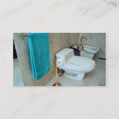 Klempner-Visitenkarte Visitenkarte (Rückseite)