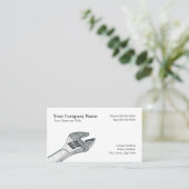 Klempner-Visitenkarte Visitenkarte (Stehend Vorderseite)