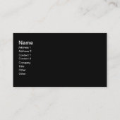 Klempner-Visitenkarte Visitenkarte (Rückseite)