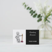 Klempner-Visitenkarte Visitenkarte (Stehend Vorderseite)