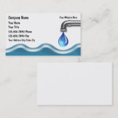 Klempner-Visitenkarte Visitenkarte (Vorne/Hinten)