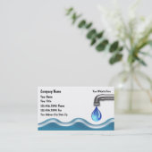 Klempner-Visitenkarte Visitenkarte (Stehend Vorderseite)