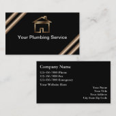 Klempner-Visitenkarten Visitenkarte (Vorne/Hinten)