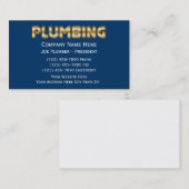 Klempner-Visitenkarten Visitenkarte (Vorne/Hinten)