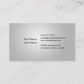 Klempner-Visitenkarten Visitenkarte (Rückseite)