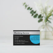 Klempner-Visitenkarten Visitenkarte (Stehend Vorderseite)