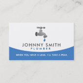 Klempner-Visitenkarten Visitenkarte (Vorderseite)