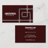 Klempner-Visitenkarten Visitenkarte (Vorne/Hinten)