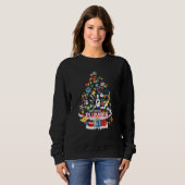 Klempner Weihnachtsbaum Weihnachtsbaum Sweatshirt (Vorne ganz)