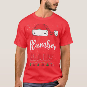 Klempner Weihnachtsmann Weihnachten Lustige Famili T-Shirt