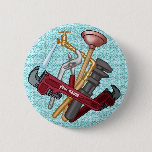 Klempner Werkzeuge Pin-Button Button (Vorderseite)
