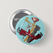 Klempner Werkzeuge Pin-Button Button (Vorne & Hinten)