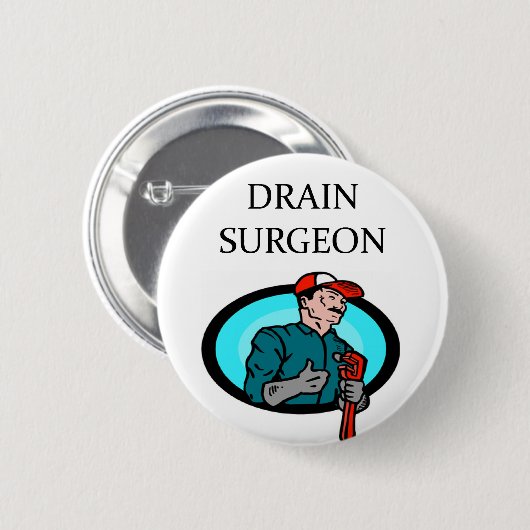 KLEMPNER-Witz Button (Vorne & Hinten)