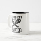 Klempner Zweifarbige Tasse (Vorderseite Links)