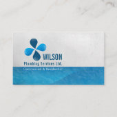 Klempnerarbeit-Baugewerbe-Karte Visitenkarte (Vorderseite)