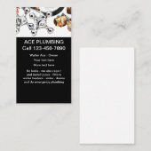 Klempnerarbeit hält Businesscards instand Visitenkarte (Vorne/Hinten)