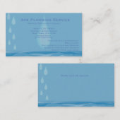 Klempnerarbeit-und Heizungs-kundengerechte Visitenkarte (Vorne/Hinten)