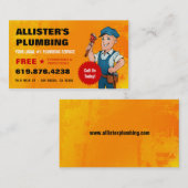 Klempnerarbeit-Visitenkarte Visitenkarte (Vorne/Hinten)