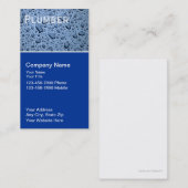 Klempnerarbeit-Visitenkarten Visitenkarte (Vorne/Hinten)