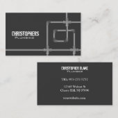 Klempnerarbeit-Visitenkarten Visitenkarte (Vorne/Hinten)